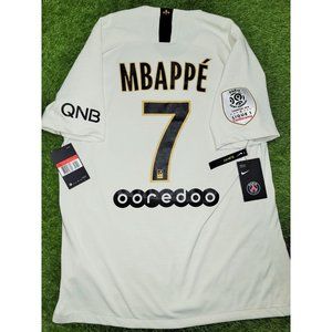 Mbappe Psg Paris Saint Germain PLAYER ISSUE 2018 Away Soccer Jersey BNWT L